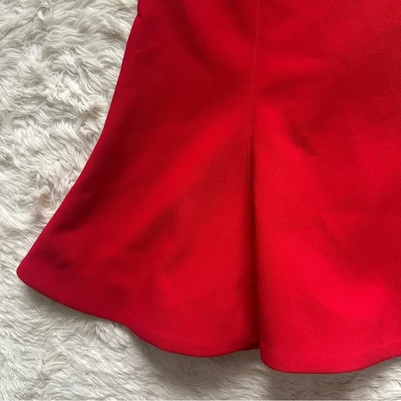 Likely Alia Dress Fit & Flare Puff Sleeve Mini in Scarlet Red Sz 8 NWT New - Picture 6 of 12